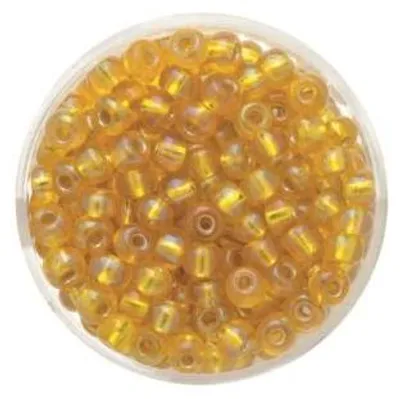 Produktbild von Glorex Rocailles Perlen 4,5 mm 17 g gelb