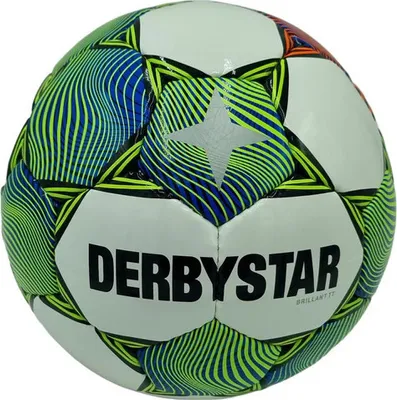 Produktbild von Derbystar Brillant TT v23 Trainingsball - Grösse 5  - weiss/blau/orange