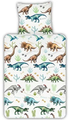 Produktbild von ESPiCO Bettwäsche Trendy Bedding Dinos Renforcé 135 cm x 200 cm