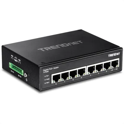 Obrázek produktu pro Trendnet TI-PG80, Nespravované, L2, Gigabit Ethernet (10/100/1000), Plně duplexní režim, Podpora napájení po Ethernetu (PoE), Montovatelné na zeď