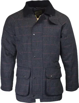 Produktbild von Walker and Hawkes Herren Tweed Jacke Derby Barlaston – Blue Tweed XXL