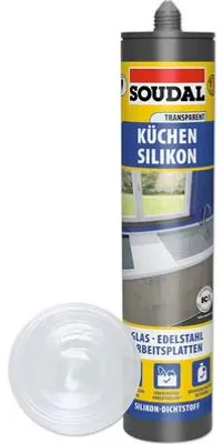 Zdjęcie produktu dla Soudal, silikon do kuchni, przezroczysty, 300 ml