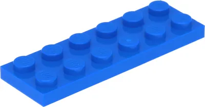 Produktbild von Lego® 2x6 Platte 3795 - 1 Stück Blau