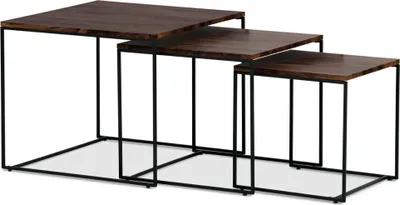 Obrázok produktu pre Autronic Sada 3 odkladacích stolíkov AF-3008 WAL