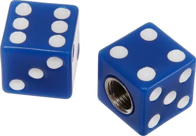 Produktbild von Set: 2x Ventilkappe Würfel, Blau