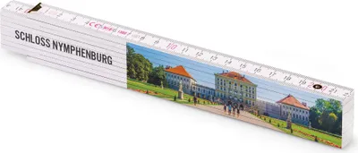 Produktbild von Metrie bedruckter Zollstock Geschenk | Schloss Nymphenburg