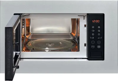 Zdjęcie produktu dla Indesit MWI 120 GX, Wbudowany, Mikrofalówka grill, 20 l, 800 W, Wbudowany wyświetlacz, LCD