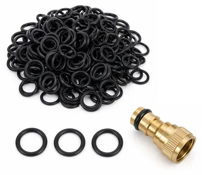 Productafbeelding van 100 stuks O-Ringen, vervangende gummiring voor 1/2 inch koppeling