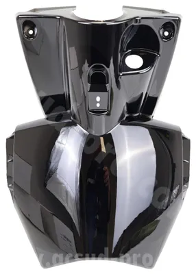 Obrázok produktu pre Spoilerový štít TNT, čierna metalická farba, vysoký lesk, pre motocykel Yamaha Slider 50, vyrobený do roku 2004