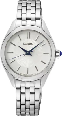 Produktbild von Seiko Classic Damenuhr silber weiß SUR537P1