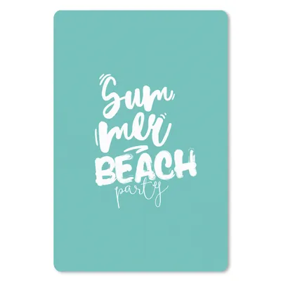 Produktbild von MuchoWow® Mauspad Mousepad Blau - Party - Sommer 18x27 cm - Mousepads - Maus Mat - Pad - Mausunterlage