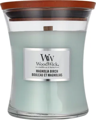 Produktbild von WoodWick Magnolia Birch, Zylinder, Hellblau, Birkenholz, Magnolien, 75 h, 1 Stück(e)