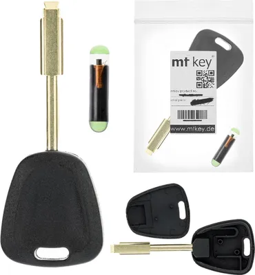 Produktbild von MT-KEY Auto Zünd Schlüssel Rohling TBE1 + ID13 Transponder Wegfahrsperre kompatibel mit Jaguar Sovereign 99-06 Xj 98-02