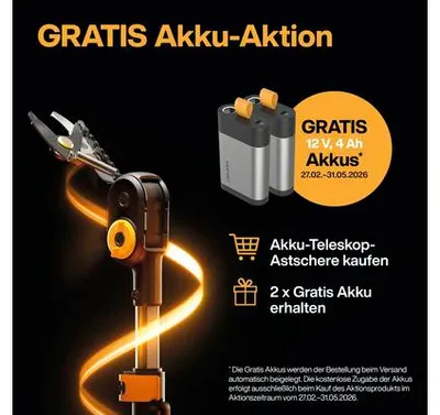 Zdjęcie produktu dla Akumulatorowe teleskopowe nożyce do gałęzi FISKARS, typu bypass, 2x 12 V, bez akumulatora