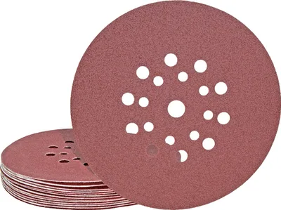 Produktbild von MioTools Fox Klett-Schleifscheiben, 225 mm, 19-Loch, f. Trockenbauschleifer, Normalkorund (25 Stk.) K80