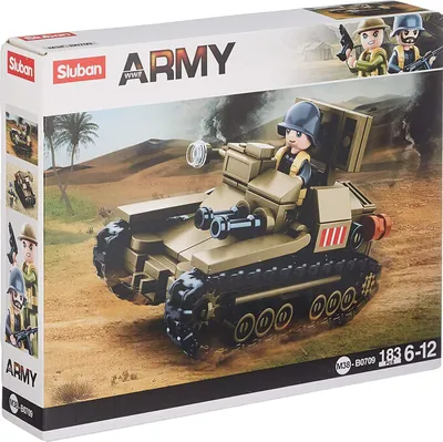 Produktbild von Sluban Army kleiner italienischer Panzer M38-B0709