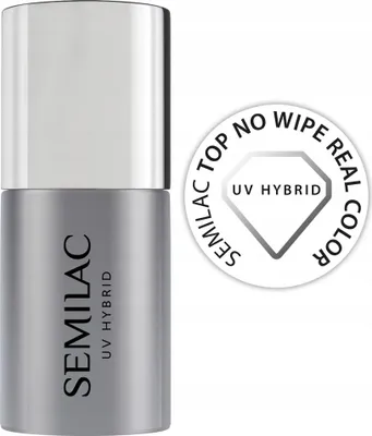 Immagine prodotto di SEMILAC Top Coat per vernici ibride No Wipe Real Color 11ml