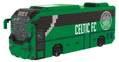 Productafbeelding van FOCO, officieel gelicenseerd product van Celtic FC. BRXLZ-stenen, 3D-voetbalbus, bouwset
