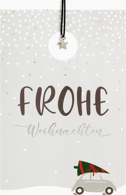 Produktbild von Weihnachten  Little Things  Glückwunschkarte mit Armband im Format 115