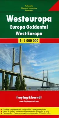 Obrázok produktu pre Západná Európa 1 : 2 000 000. automapa