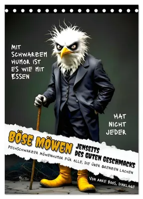 Produktbild von Böse Möwen - Jenseits des guten Geschmacks (Tischkalender 2027 DIN A5 hoch), CALVENDO Monatskalender