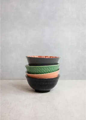 Produktbild von KitchenCraft Bowl Pattern 15 cm Set4