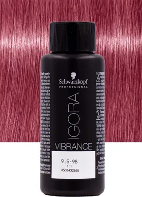 Produktbild von Schwarzkopf Igora Vibrance 9,5-98 Violet Red Toner 60ml