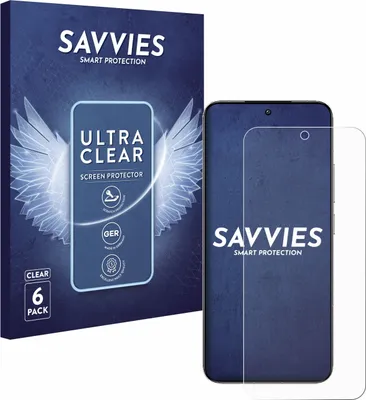 Produktbild von 6x Für Xiaomi 14 Schutzfolie Savvies Displayschutz Display Schutz Folie Klar Transparent