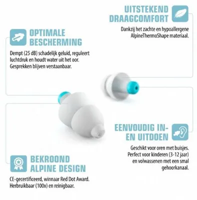 Produktbild von Alpine Electronics PLUGGIES KIDS Ohrstöpsel 26 dB