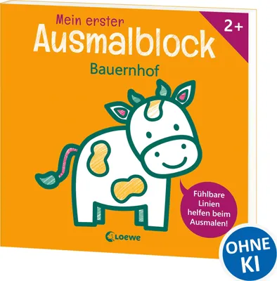 Produktbild von Mein erster Ausmalblock - Bauernhof