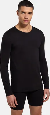 Produktbild von BIKKEMBERGS Herren-T-Shirt, langärmelig, Rundhalsausschnitt, Stretch-Baumwolle, Artikel BKK1UTL10SI, einzelnes T-Shirt, L - EU L - US M - FR 4, Cotone 95%,Elasthan 5%