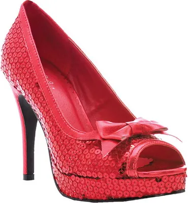 Produktbild von Rote Glitter Pumps mit Lackschleife Schuhgröße Damen: 37