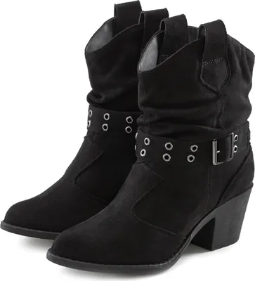 Produktbild von LASCANA Cowboy Stiefelette Sommerstiefelette schwarz Größe 35