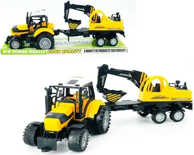 Obrázek produktu pro Traktor s bagrem – Macyszyn Toys