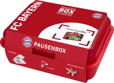 Produktbild von FC Bayern München Pausenbox gefüllt 210g