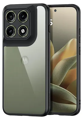 Produktbild von Dux Ducis Aimo Series - Transparent TPU Back Cover - Motorola Edge 70 Pro Hülle - Schwarz