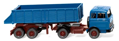 Produktbild von Wiking LKW MB 2223 Hochbordkipper azurblau 067309