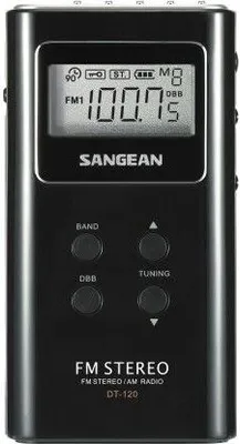 Produktbild von Sangean DT-120B Radio Tragbar Digital Schwarz