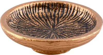Produktbild von Alu Räucherschale Ø11cm Weihrauchschale Goldanthrazit Weihrauch Räucherwerk