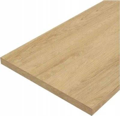 A close-up shot of a laminated wood panel with a visible grain pattern.
