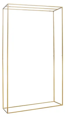 Image de Arche de mariage, structure métallique durable, facile à monter, XL, dorée