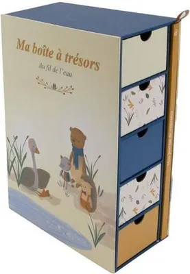Produktbild von Waterside Geschenkset: Schatzkiste + Geburtsjournal