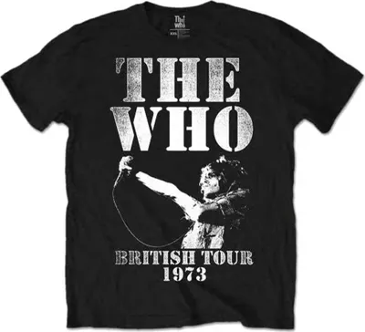 Produktbild von The Who British Tour 1973 Black L T-Shirt