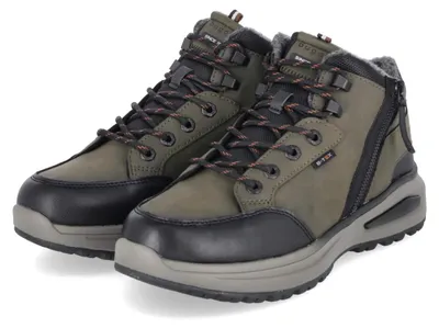 Zdjęcie produktu dla Buty zimowe męskie Bugatti, kolor zielony, wykonane z materiału tekstylnego i syntetycznego, rozmiar: 40
