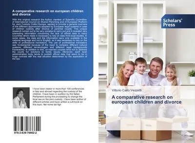 Produktbild von A comparative research on european children and divorce