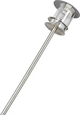Produktbild von LED Solar Outdoor-Licht für Garten - Moderne Edelstahl-Lampe mit Lichtquelle