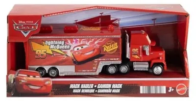 Produktbild von Mattel Disney and Pixar Cars Mack Hauler, Auto, 3 Jahr(e), Metall, Kunststoff, Mehrfarbig