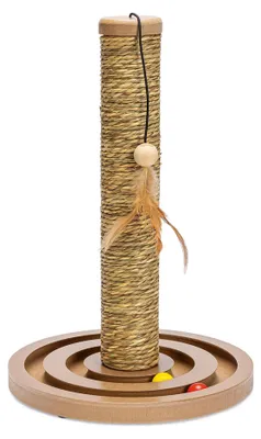 Produktbild von Karlie 560146 Kratzbaum Seegras mit Spielzeug H: 44cmø:30cmBrigitte
