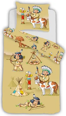 Produktbild von Indianer Bettwäsche Digitaldruck ESPiCO Sleep and Dream 135 cm x 200 cm