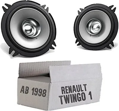 Produktbild von Lautsprecher Boxen Kenwood KFC-S1356 - 13cm Koax Auto Einbauzubehör - Einbauset passend für Renault Twingo 1 Phase 2 Front - justSOUND
